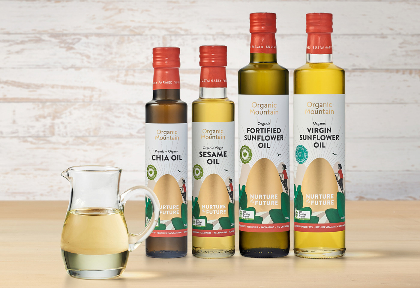 Organic Mountain 有機(jī)奇亞油包裝設(shè)計 CHIA OIL  Packaging Design