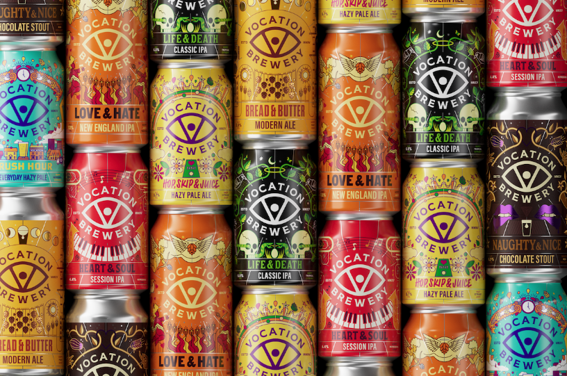 Turner Duckworth 為 Vocation Brewery 全新品牌設計和包裝設計