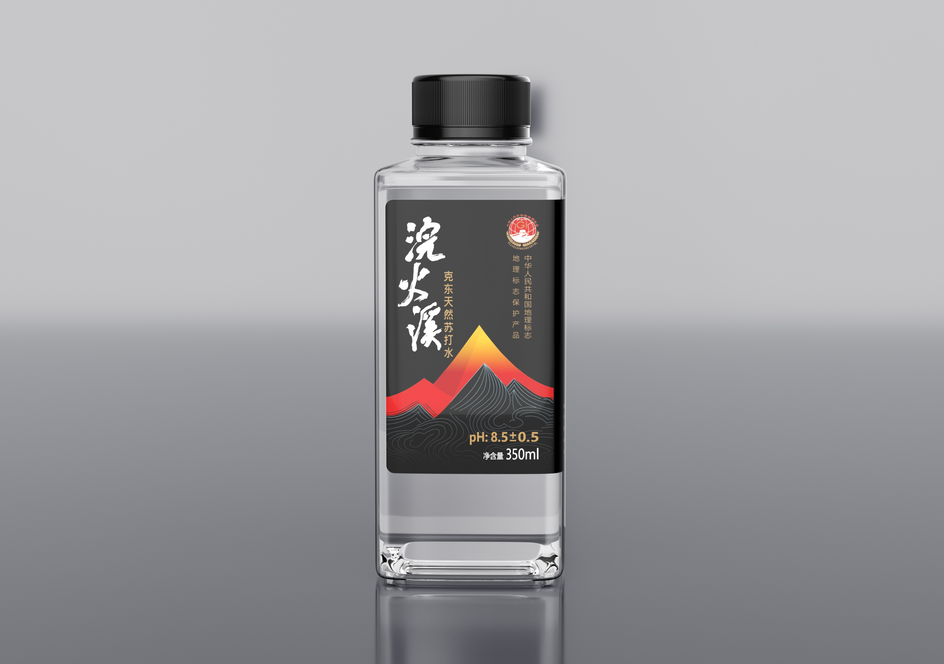 克東天然蘇打水包裝設(shè)計創(chuàng)意